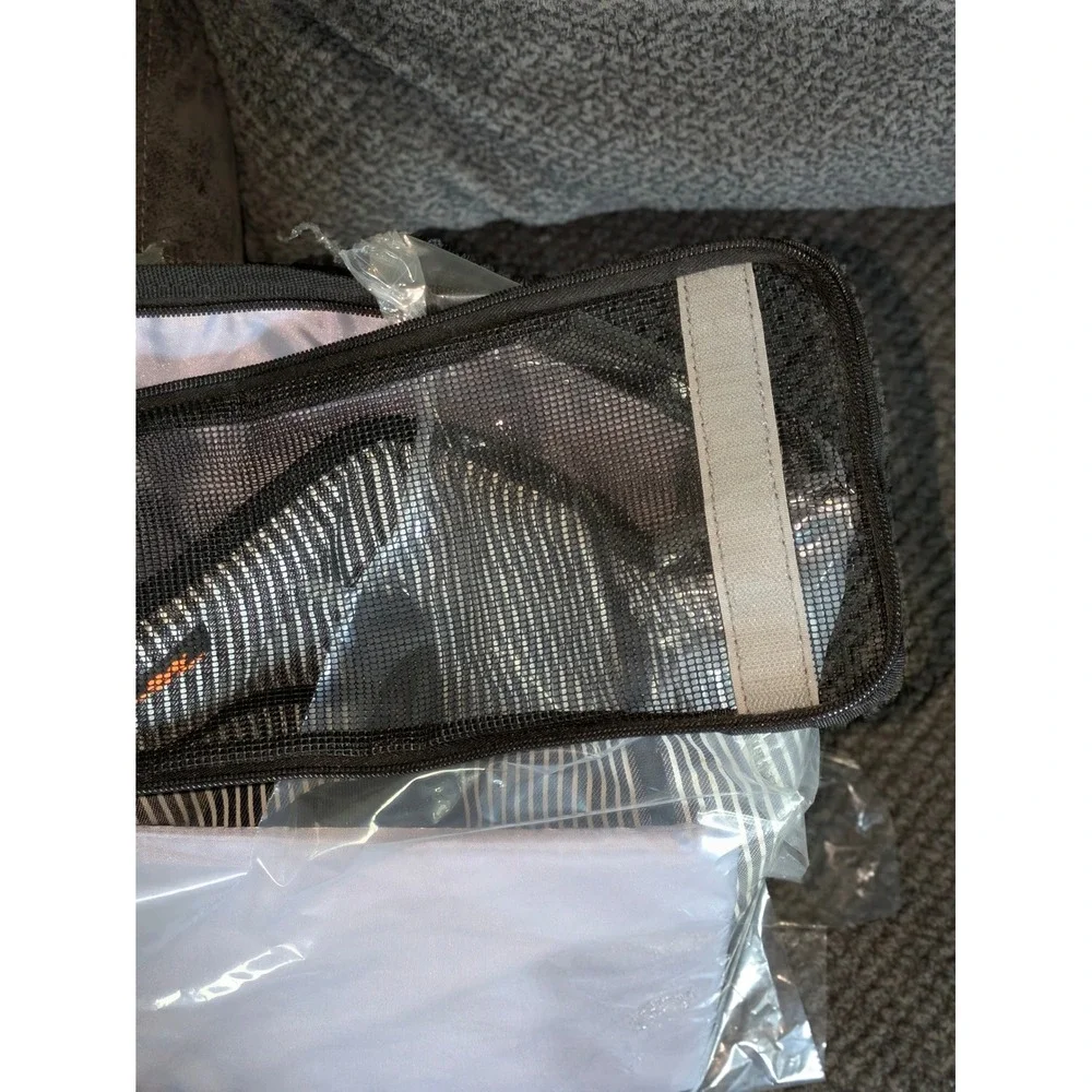 DO DO PET Soft Sided Pet Carrier Dog Cat Travel Bag Black Stripe Medium